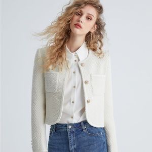 NWOT Urban Revivo Emilie Tweed Jacket